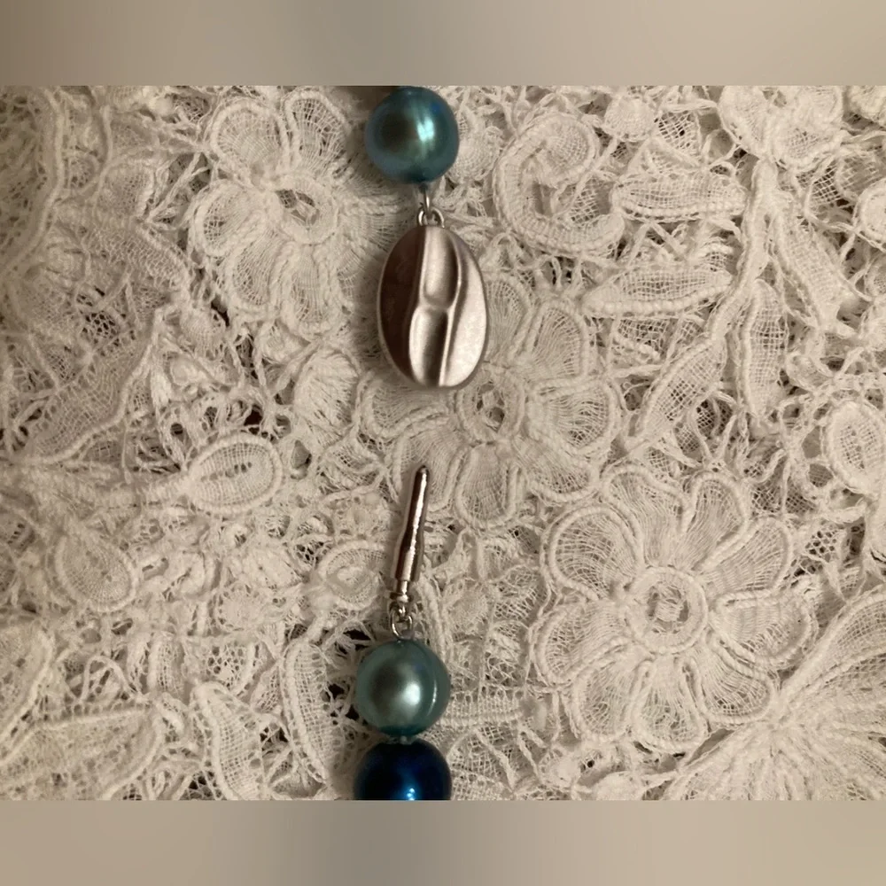 Honora Pearls BLUES 20” Multicolor Pearl Necklace GORGEOUS BLUE MOON COLLECTION - Picture 7 of 8